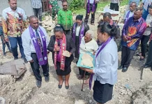 Ketua Klasis GKI Aitinyo Apresiasi Pembangunan Gereja Moswaren