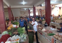 Tim satgas Pangan Pantau Harga Bahan Pokok di Kabupaten Sorong