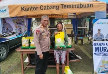 Polres Sorong Selatan Sediakan 10 Ton Beras Murah Bagi Masyarakat