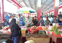 Asrena Danpasmar 3 Ikuti Pemantauan Harga dan Ketersediaan Barang Pokok