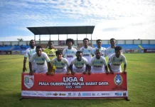 Persikos Sorong Bantai Nogari 7-0 di Liga 4 Piala Gubernur PBD