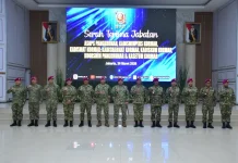 Danpasmar 3 Hadiri Sertijab Jabatan Kunci Korps Marinir