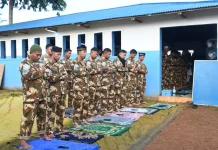 Prajurit Pasmar 3 Hidupkan Spirit Idulfitri 1447 H di Afrika
