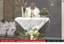 Cahaya Paskah di Katedral Sorong: Kristus Bangkit Membawa Harapan Baru
