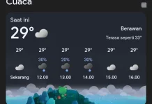 Prakiraan Cuaca Teminabuan Rabu 15 April Kondisi Berawan