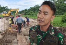 Tiga Jembatan Garuda Dibangun di Wardik, Dandim: Akses Warga Segera Lancar