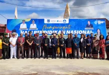 Hadiknas, Wali Kota Sorong Komitmen Memajukan Pendidikan