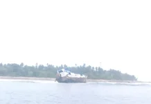Polairud Polres Selidiki Kapal Kandas di Perairan Pulau Mof Raja Ampat