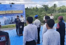 Lapas Kelas III Teminabuan Laksanakan Ikrar Pemasyarakatan