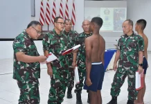 Sidang Pantukhir Daerah Calon Bintara PK Pria dan Calon Tamtama PK TNI AL