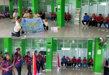 Menjelang Akreditasi, RSUD Sele Be Solu Gelar Lomba Dance Hand Hygiene dan BHD