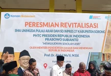 Menteri DikDasMen Meresmikan Revitalisasi Gedung Sekolah SMA UNIMUDA Pulau Arar