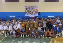 Dispora Papua Barat Daya Gelar Turnamen Basket Antarpelajar