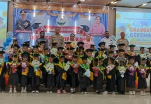 TK Kemala Bhayangkari 12 Teminabuan Tamatkan 40 Peserta Didik
