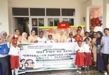 Rayakan HUT ke-26, PWP RU VII Kasim Salurkan Beasiswa dan Program Orang Tua Asuh