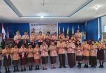 Ketua Mabicab dan Kwarcab Pramuka Raja Ampat Periode 2026-2031 Resmi Dilantik