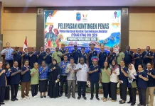Gubernur Elisa Lepas 150 Petani dan Nelayan Papua Barat Daya Ikuti PENAS KTNA XVII