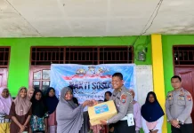 Sambut HUT ke-80 Bhayangkara, Polda PBD Salurkan Bantuan Sembako ke Panti Asuhan