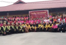 Lomba Tari Wayase Meriahkan Rangkaian HUT ke-80 Bhayangkara di Polres Raja Ampat
