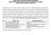 Rekomendasi Pansel Sekda Kabupaten Sorong untuk Tiga Nama Calon