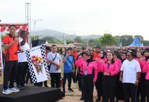 Kapolda PBD Pimpin Jalan Santai dan Olahraga Bersama Meriahkan Hari Bhayangkara