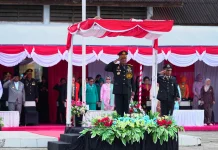 Wakapolda Papua Barat Daya Pimpin Upacara Hari Bhayangkara ke-80