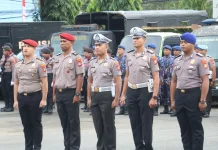 96 Orang Personel Polresta Sorong Kota Terima Kenaikan Pangkat