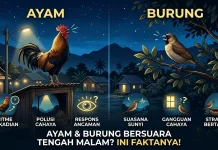 Mengapa Ayam dan Burung Kerap Bersuara di tengah Malam