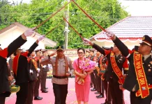 Sambut Kapolda Baru, Polda PBD Laksanakan  Farewell and Welcome Parade