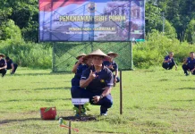 Pangkoarmada III Melaksanakan Penghijauan Markas, guna Wujudkan Lingkungan ASRI