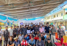 Guskamla Koarmada III Lakukan Baksos dan Bakkes Bagi Masyarakat Kampung Nelayan