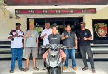 Tim Elang Polsek Sorong Barat Tangkap Terduga Pelaku Curanmor di Waisai