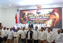 Partai Garuda Lantik Pengurus se-Tanah Papua, Segera Konsolidasi Partai
