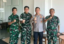 Perkuat Sinegitas TNI-Polri, Pangdam XVIII/Kasuari Silaturahmi Dengan Kapolresta