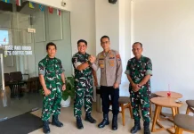 Kapolres Sorong Silaturahmi Bersama Dandim 1802 Sorong