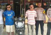 Team Paniki Polsek Sorong Timur Amankan Pelaku Curanmor Beserta 1 Motor Honda