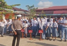 Ditlantas Polda PBD Tanamkan Disiplin dan Kesadaran Lalu Lintas kepada Pelajar