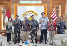 Pangkoarmada III Sambut Kunjungan Kehormatan Regional Area Head 2 BNI