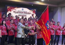 Kapolda PBD Hadiri Pelantikan Pengurus PSMTI Papua Barat Daya