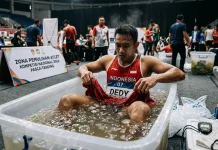 Bukan Sekadar Tren, Ini Alasan Atlet Berendam Air Es usai Bertanding