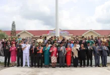 Kapolres AKBP Gleen Molle Hadiri Upacara Peringatan HUT Sorong Selatan ke-23 Tahun