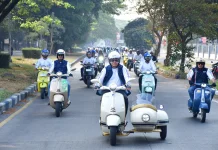 Pangkoarmada III Ikuti Executive Scooter Riding Bersama Kasal