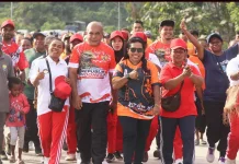 Semarak HUT ke-81 RI, Pemkab Tambrauw Gelar Jalan Santai dan Senam Bersama