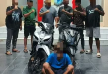 Polres Sorong Tangkap Terduga Pelaku Curanmor dan Amankan Satu Unit Motor