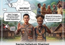 Jangan Terprovokasi, Jaga Maybrat Tetap Aman dan Damai