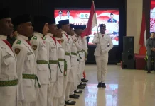 Koarmada III Hadiri Pengukuhan Paskibraka Provinsi PBD Tahun 2026
