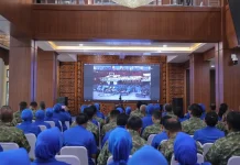 Rangkaian HUT Ke-80 Jalasenastri, Koarmada III Ikuti Arahan Kasal Secara Virtual
