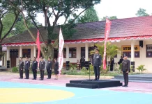 Upacara HUT RI ke-81,Polda PBD Kobarkan Semangat Nasionalisme
