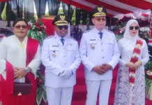 HUT Ke-81 RI, Wali Kota Sorong Launching Jaringan Intra Pemerintah