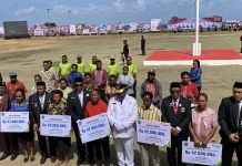 Kado HUT RI, Gubernur PBD Serahkan Santunan BPJS Ketenagakerjaan ke 10 Keluarga